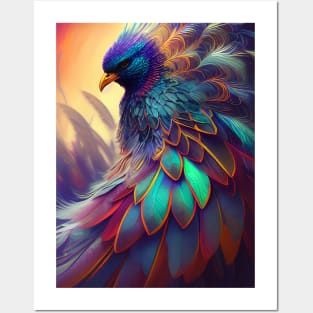 Beautiful fantasy bird Posters and Art